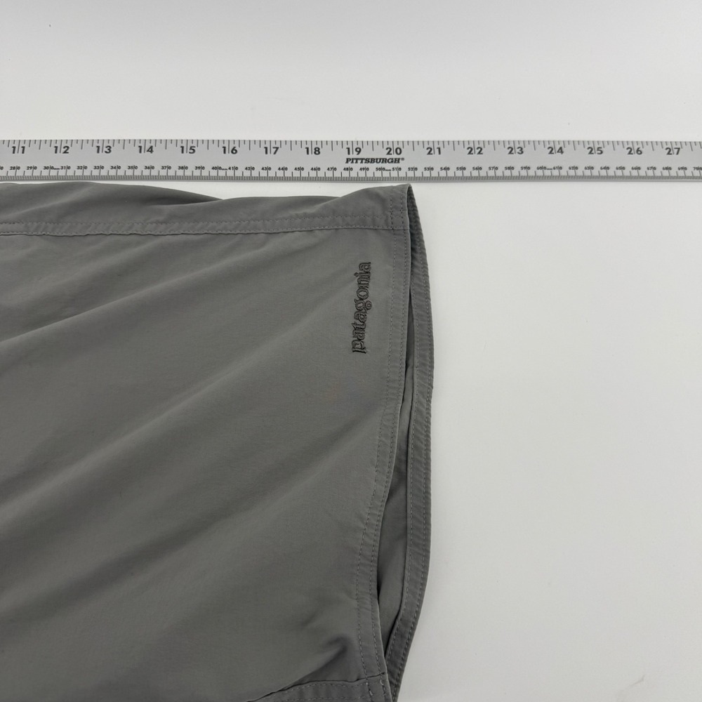 Patagonia Worn Wear Mens Gray Nylon Stretch Hiking Outdoor Shorts Size 34 - Picture 6 of 8